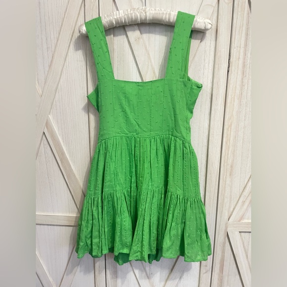 PQ Everly Green Fit and Flare Embroidered Mini Dress XS/S - Picture 7 of 9